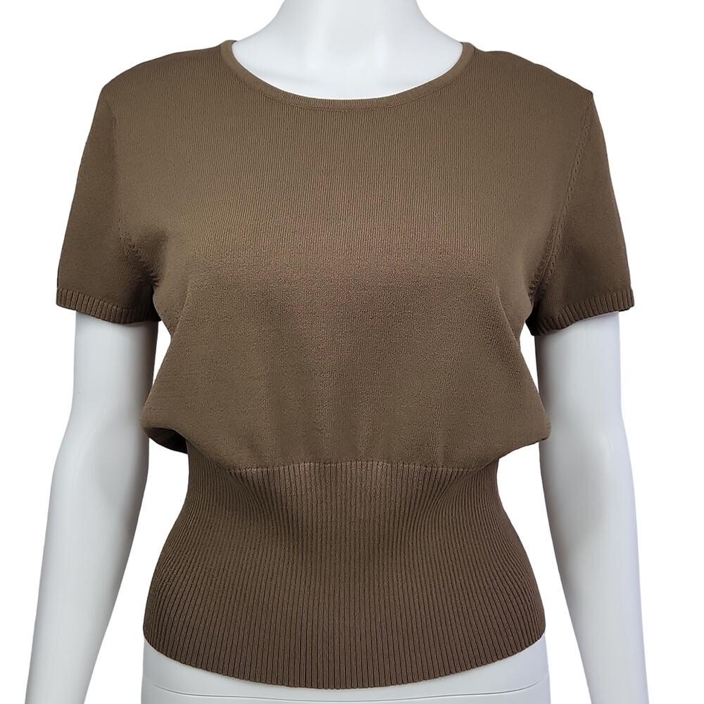 Vintage Talbots Silk & Nylon Top Size Medium